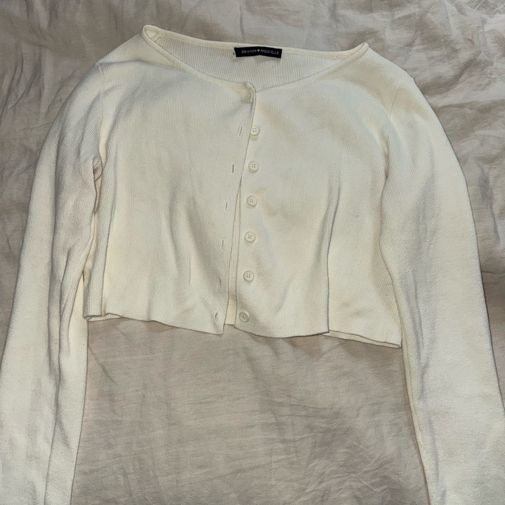 Brandy Melville Cream Cardigan